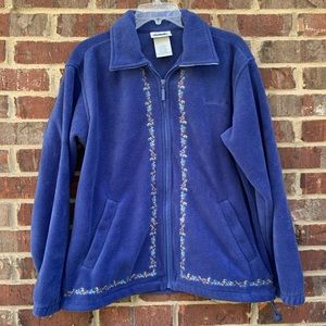 Northern Reflections Women’s Fleece Embroidered Jacket, Size M
